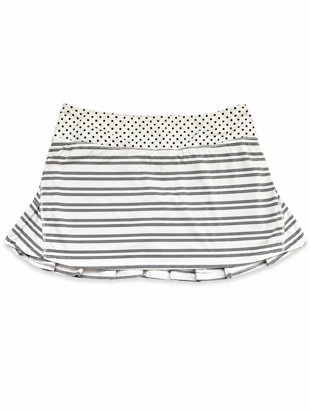 Lululemon Pace Rival Skort Pleated Tennis Golf Stripe Polka Dot